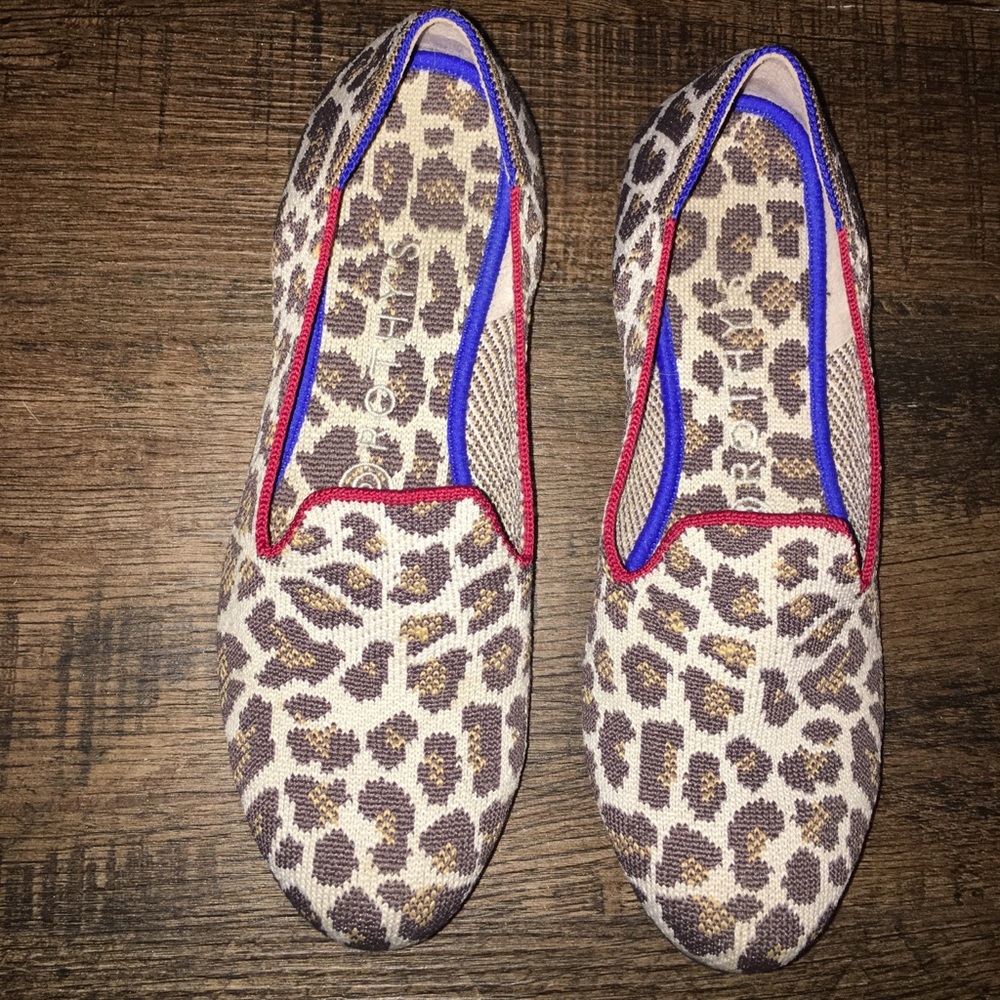 Rothys leopard flats